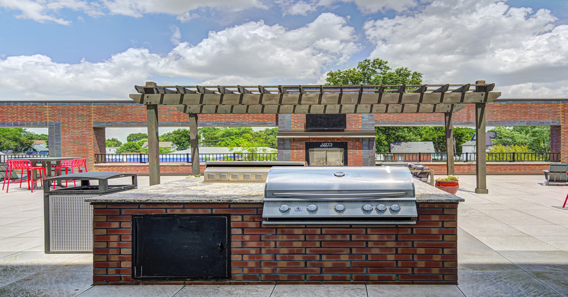 City's End Grill Area