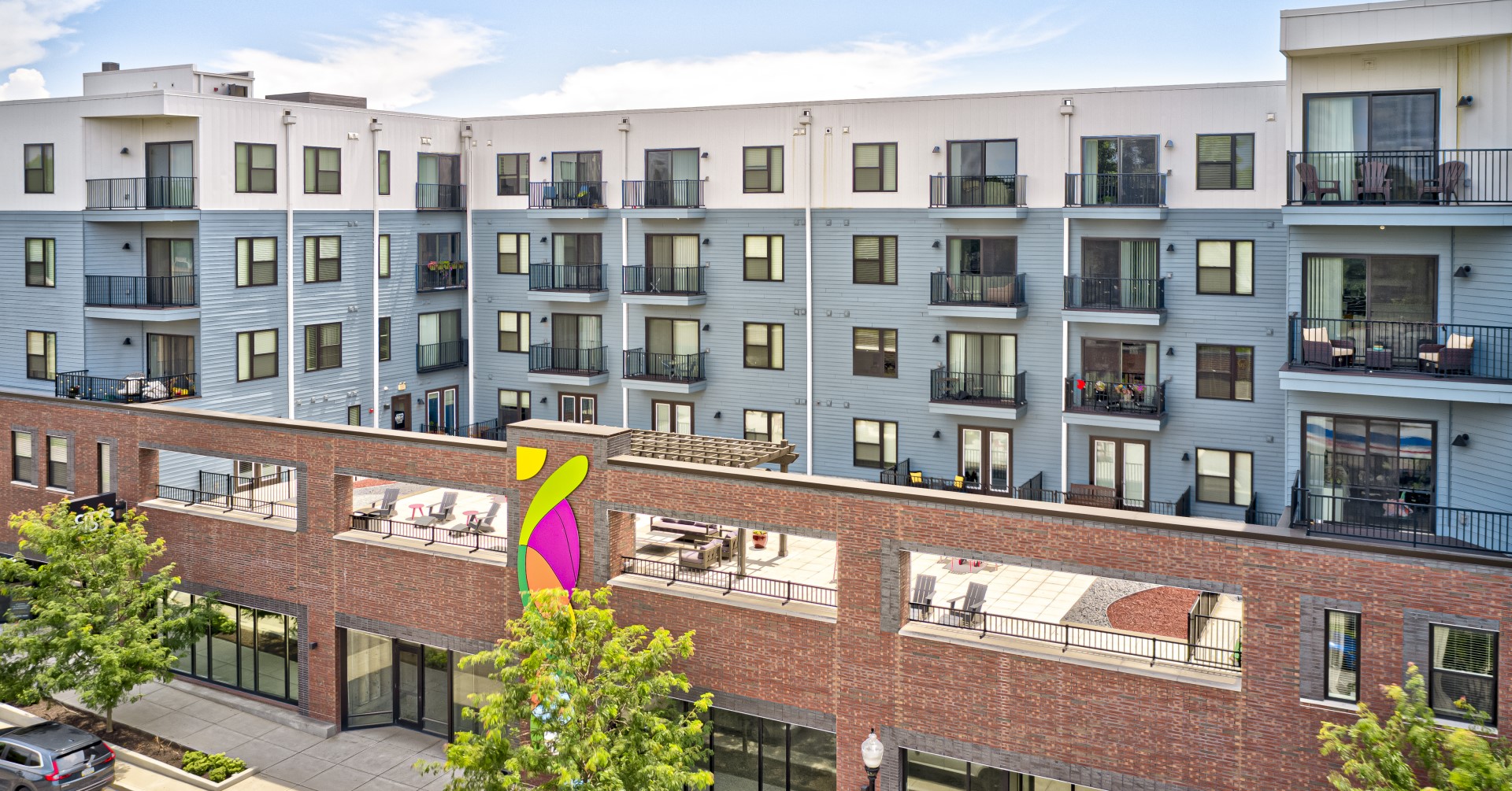 City's End Rooftop Patio Exterior